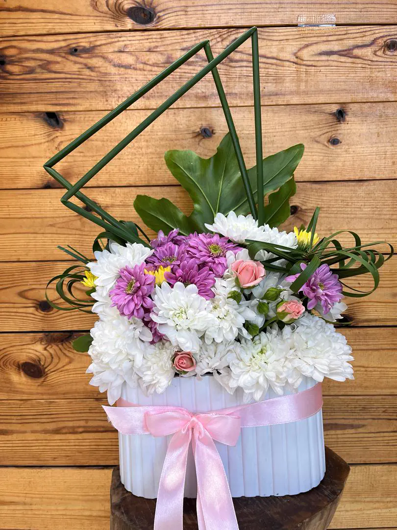 باکس شیشه ای گل مدل نیلا - Image 2